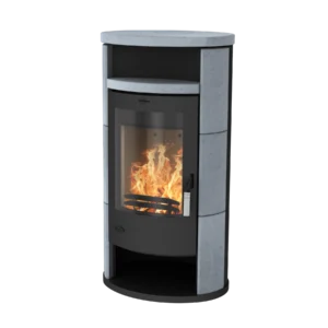 Fireplace Alicante Kaminofen Speckstein Schwarz 8 kW