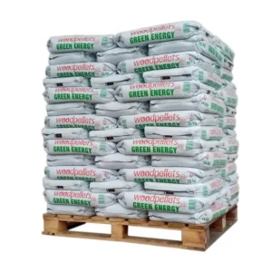 Pellets Green Energy – Palette mit 65 x 15 kg Säcken